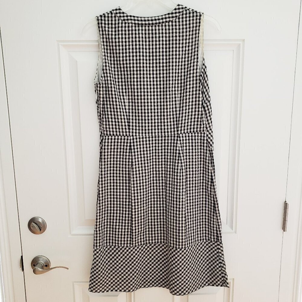 Vineyard Vines Black and White Check Dress Size 0 - Picture 2 of 5